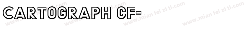 Cartograph cf字体转换